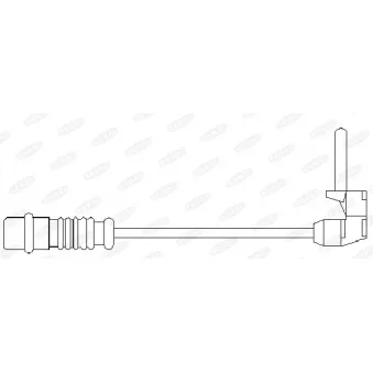Contact d'avertissement, usure des plaquettes de frein BERAL