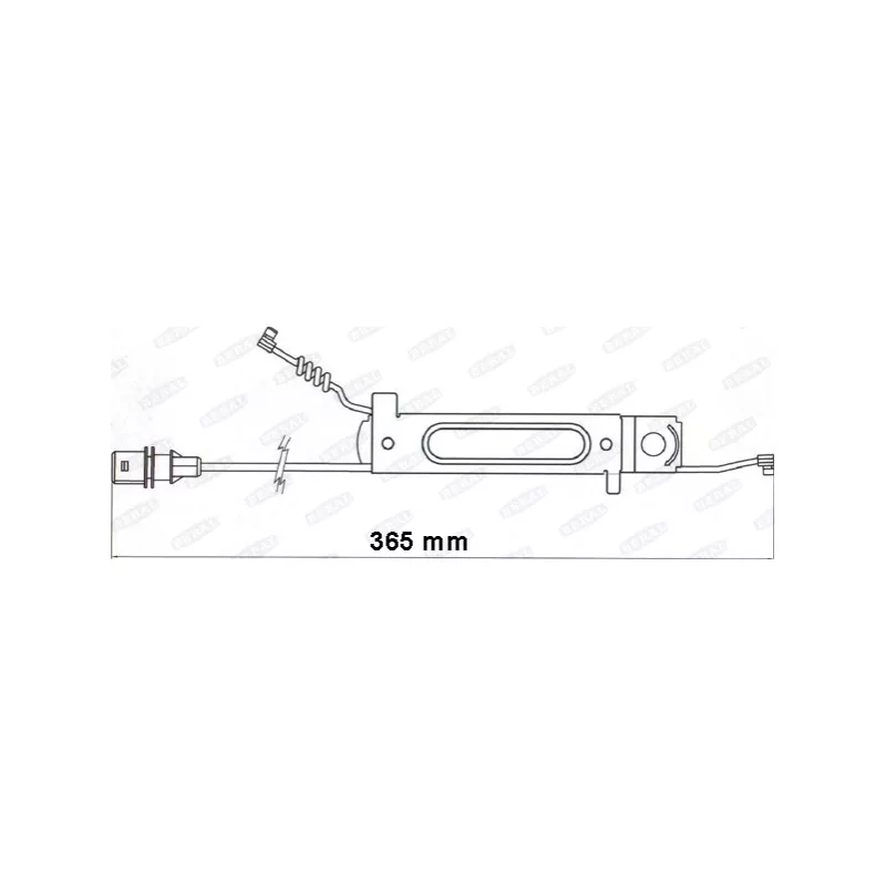 Contact d'avertissement, usure des plaquettes de frein BERAL UAI175