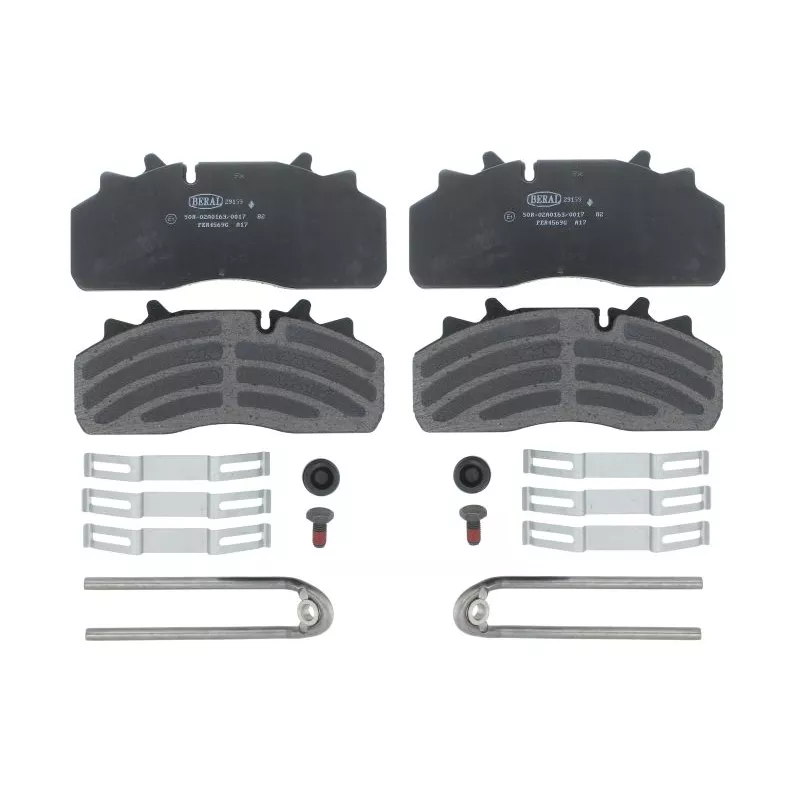 Jeu de 4 plaquettes de frein BERAL 29159 30,00 41 4 4569