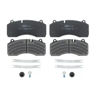 Jeu de 4 plaquettes de frein BERAL