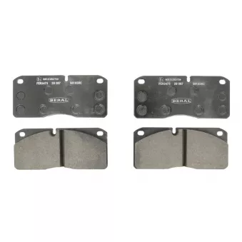 Jeu de 4 plaquettes de frein avant BERAL 29067 22,00 40 4 3475