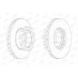 Jeu de 2 disques de frein avant BERAL BCR120A - Visuel 3
