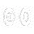 Jeu de 2 disques de frein avant BERAL BCR143A - Visuel 3