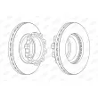 Jeu de 2 disques de frein avant BERAL BCR170A - Visuel 1