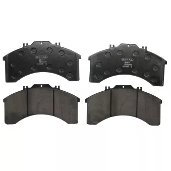 Jeu de 4 plaquettes de frein BERAL 29011 25,00 40 4 3475