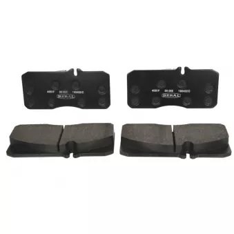 Jeu de 4 plaquettes de frein avant BERAL 29055 22,00 40 4 4551