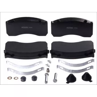 Jeu de 4 plaquettes de frein BERAL 29183 27,00 41 3 4550