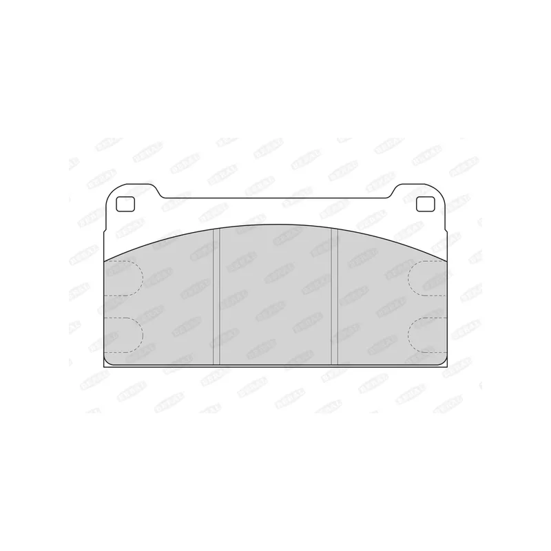 Jeu de 4 plaquettes de frein avant BERAL 29764 20,30 41 6 1721