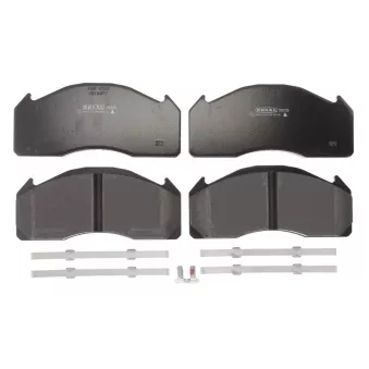 Jeu de 4 plaquettes de frein BERAL 29125 29,00 41 4 4562