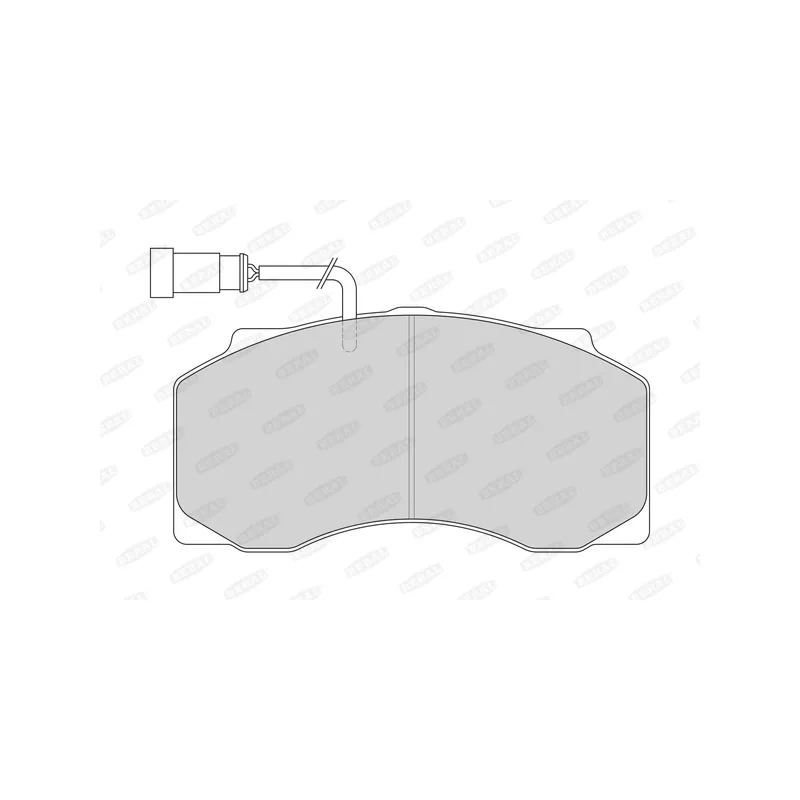 Jeu de 4 plaquettes de frein avant BERAL 29077 27,00 40 3 1721