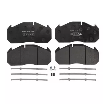 Jeu de 4 plaquettes de frein BERAL 29083 28,00 41 4 3422