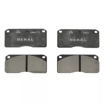Jeu de 4 plaquettes de frein avant BERAL 29302 21,90 40 4 1720
