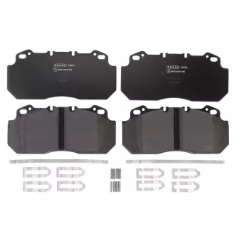 Jeu de 4 plaquettes de frein BERAL 29090 28,00 41 4 4572