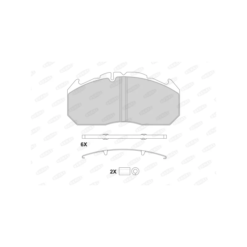 Jeu de 4 plaquettes de frein BERAL 29210 28,00 41 4 4550