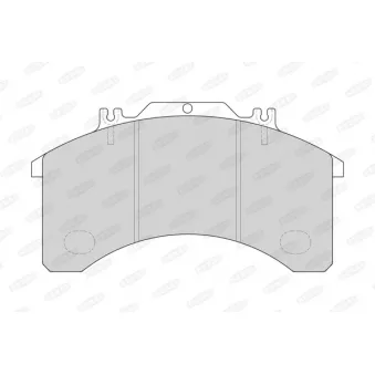 Jeu de 4 plaquettes de frein avant BERAL 29032 25,00 40 4 3475