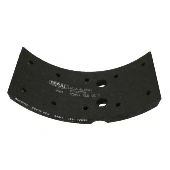 Garniture de sabot de frein BERAL 17280 13,50 00 4 1561