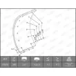 Kit de garnitures de frein, frein à tambour BERAL 17351 09,30 60 3 1561 - Visuel 1