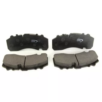 Jeu de 4 plaquettes de frein arrière 4MAX