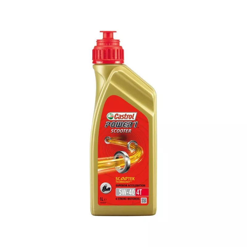 Huile moteur 5W-40 CASTROL POWER 1 SCOOTER 4T – 1L CASTROL 154F86