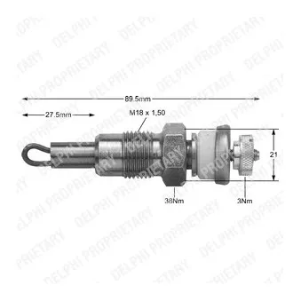 Bougie de préchauffage DELPHI