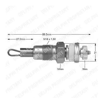 Bougie de préchauffage DELPHI