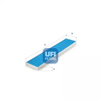 Filtre, air de l'habitacle UFI