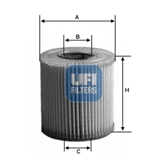 Filtre à huile UFI