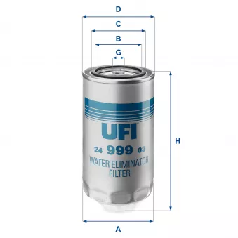 Filtre à carburant UFI