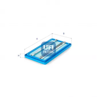 Filtre, ventilation du carter-moteur UFI
