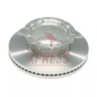 Jeu de 2 disques de frein arrière MERITOR