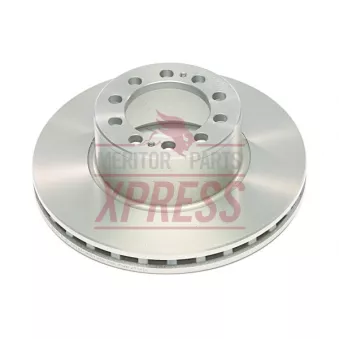 Jeu de 2 disques de frein avant MERITOR