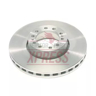 Jeu de 2 disques de frein avant MERITOR