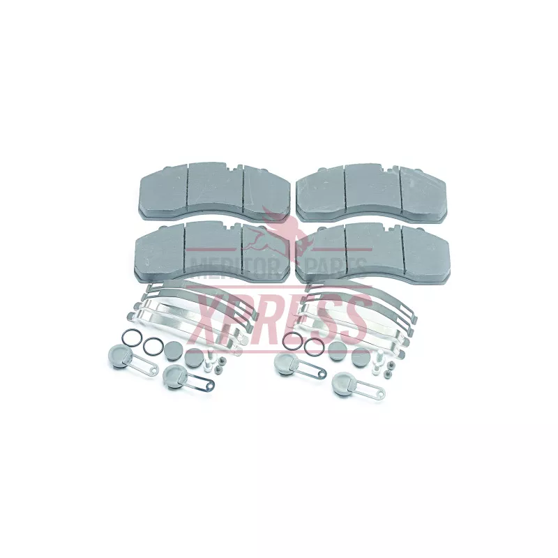 Jeu de 4 plaquettes de frein avant MERITOR MDP3143K