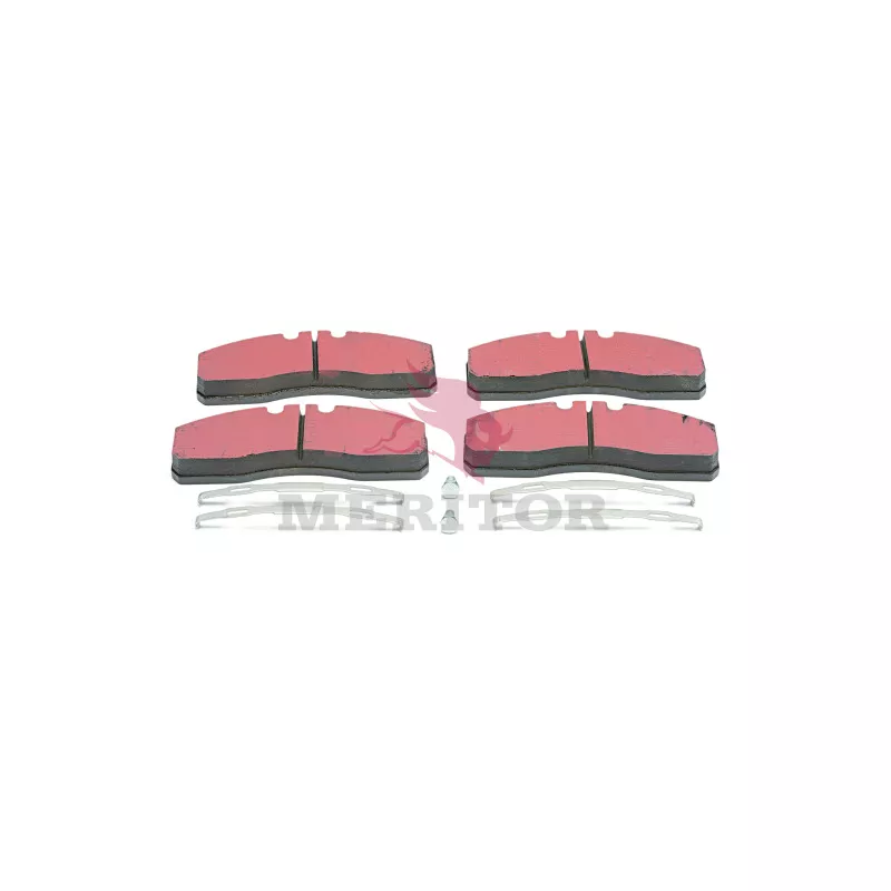 Jeu de 4 plaquettes de frein avant MERITOR MAX174K