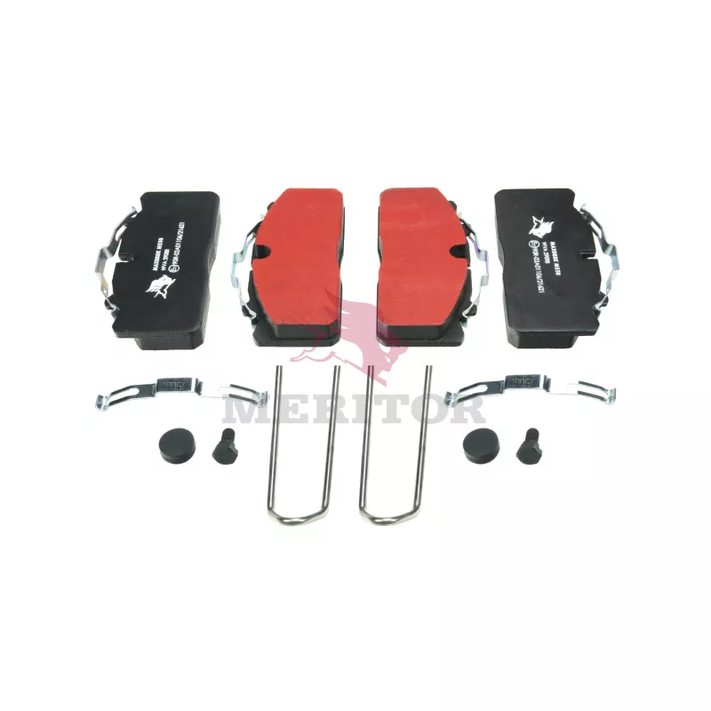 Jeu de 4 plaquettes de frein avant MERITOR MAX088K