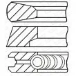 Jeu de segments de pistons GOETZE ENGINE 08-427000-00 - Visuel 1