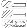 Jeu de segments de pistons GOETZE ENGINE 08-451100-00 - Visuel 2