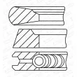 Jeu de segments de pistons GOETZE ENGINE 08-444922-00 - Visuel 1