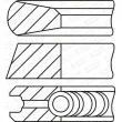 Jeu de segments de pistons GOETZE ENGINE 08-445200-10 - Visuel 2
