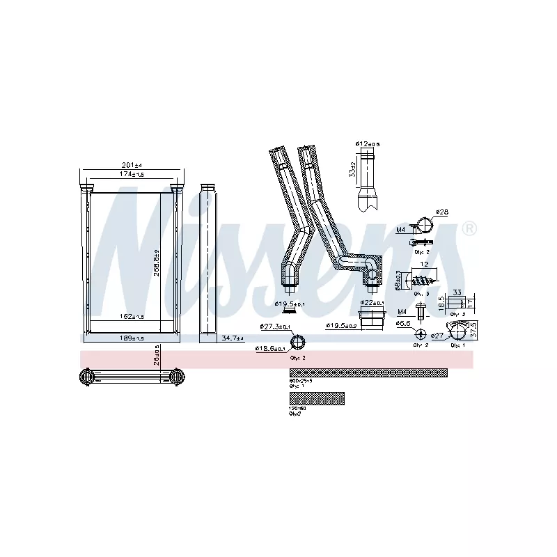 Système de chauffage NISSENS 707242