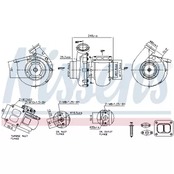 Turbocompresseur, suralimentation NISSENS