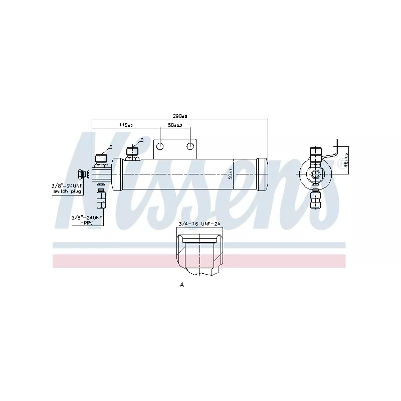 Filtre déshydratant, climatisation NISSENS 95511