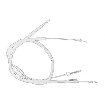 Element de mécanisme d'ouverture de porte OE 52096143