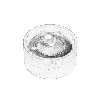 Poulie renvoi/transmission, courroie trapézoïdale à nervures OE 5802716245