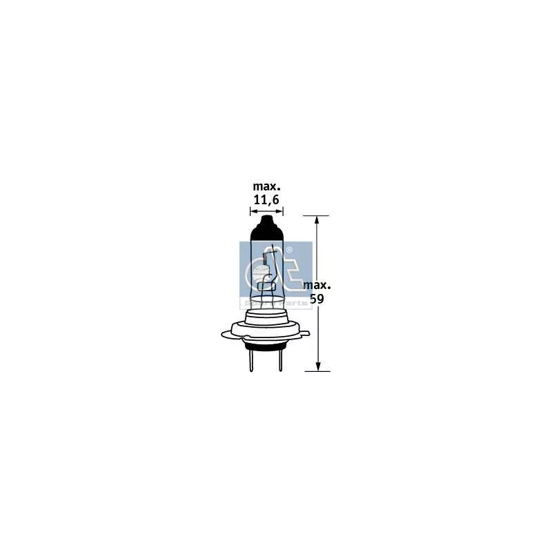 Ampoule, projecteur principal DT 9.78108