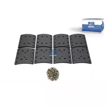 Kit de garnitures de frein, frein à tambour DT 7.92435