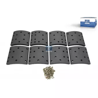 Kit de garnitures de frein, frein à tambour DT 7.92424
