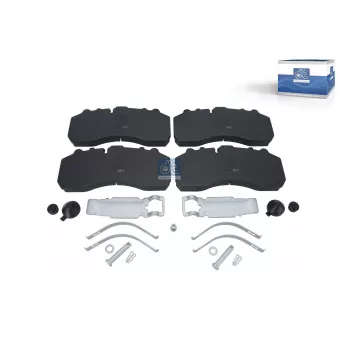 Jeu de 4 plaquettes de frein arrière DT 4.90930