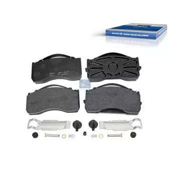 Jeu de 4 plaquettes de frein arrière DT 4.90933