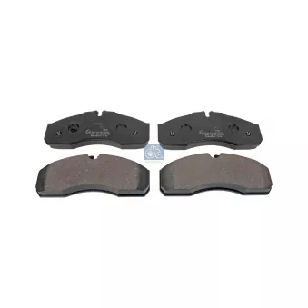 Jeu de 4 plaquettes de frein avant DT